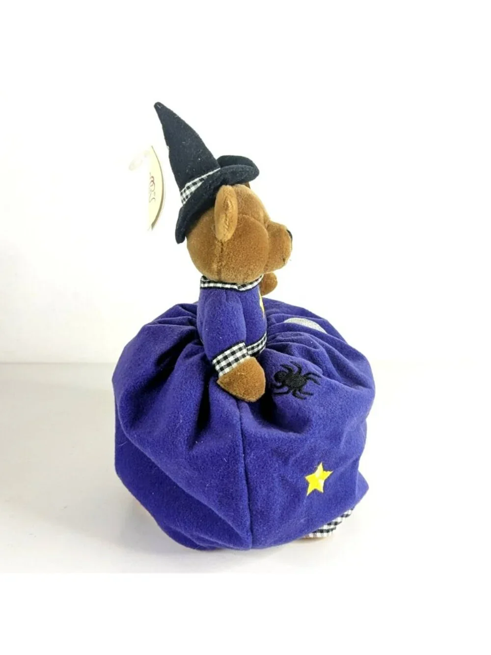 Bestever Halloween Reversible Plush Bear Witch Black Cat Pumpkin 11